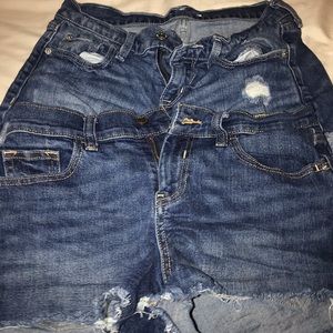 2 pairs of old navy jean shorts bundle